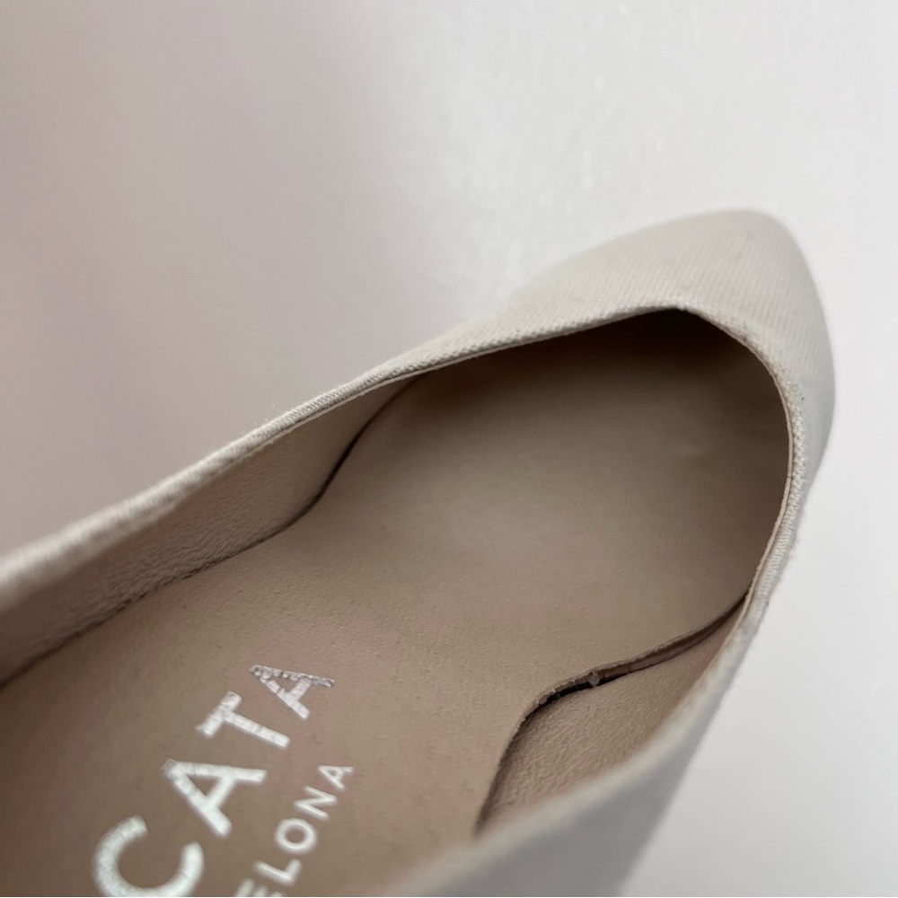 Roses Canvas V Cut Espadrille Wedges - Picture 16 of 16